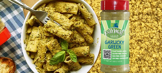 Quick and Delicious Garlicky Pesto Pasta