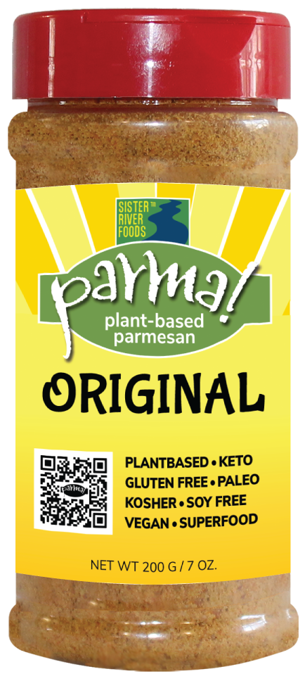 Original Flavor Parma! - Vegan parmesan, super food, vegan, lactose free, kosher, gluten free, Keto, Soy Free