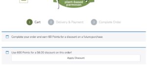 Apply points automatically to your Parma! order
